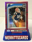 2025 Panini Casey Washington Base (Raw)