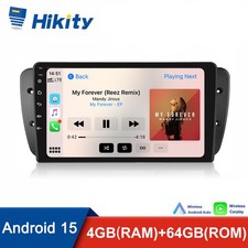 4+64GB Android 15 For SEAT IBIZA 6J 2009-2013 CarPlay GPS WIFI Car Stereo Radio