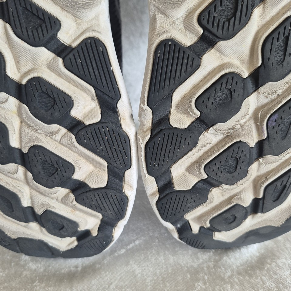 HOKA One One Clifton 9 Men’s Running Shoes Black White Mesh Lightweight ...