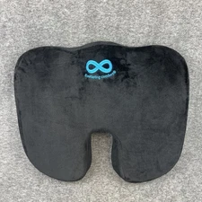 Everlasting Comfort Memory Foam Seat Cushion Chair Doctor Recommended Black