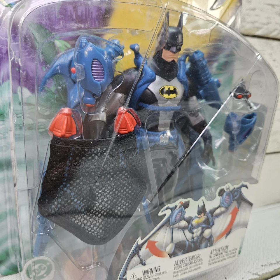 Figura de acción Mattel DC Batman Deluxe Sky Strike Batman 2003 6,5" vintage nueva Foto 4 de 4