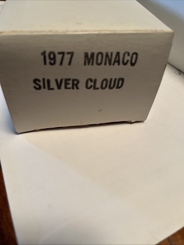 1977 Dodge Monaco Plastic Promo Model 1/25 Scale Silver Cloud With Box - Picture 12 of 12