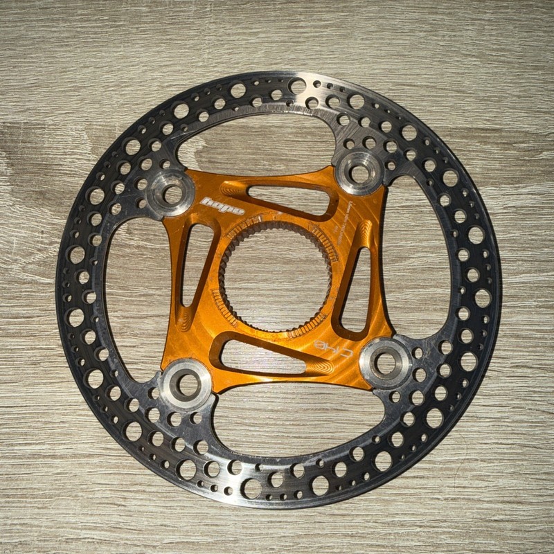 Hope RX Road Bike Centre Lock Floating Brake Disc Rotor - Orange