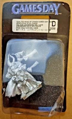 Games Workshop Gamesday 2009 EXALTED HERO OF CHAOS Neu Sealed Warriors of Chaos