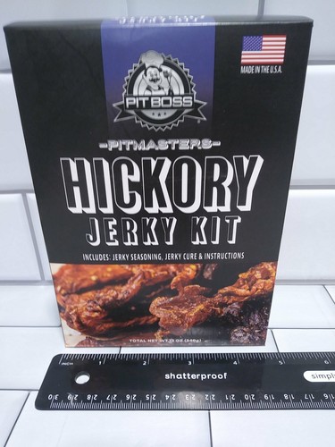 New Pit Boss Original Hickory Jerky Kit for 15 Lbs of Meat. Made in USA FS