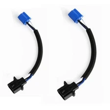 2pc H4/9003 to H13/9008 Pigtail Wire Harness Adapter For Jeep JK 07-18 Headlight