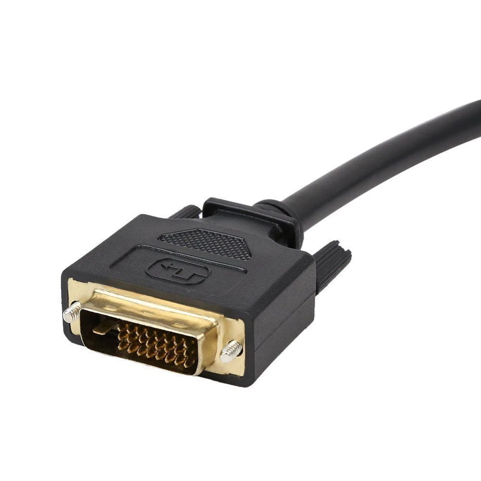 New DVI-D Male to 2 DVI-D Female Y Splitter Cable Cord Monitor PC Video Adapter - Image 3 of 4