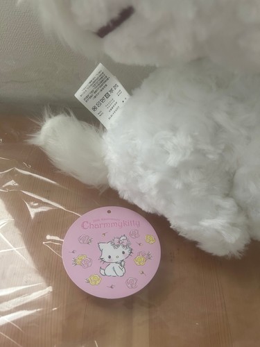 Charmmy Kitty 20th Die-cut Plush Doll Cushion Hello Kitty 32x25cm New 2024 - Picture 4 of 10