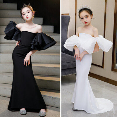 Slim Mermaid Sweep Train Bodycon Long Maxi Ball Gown Dress
