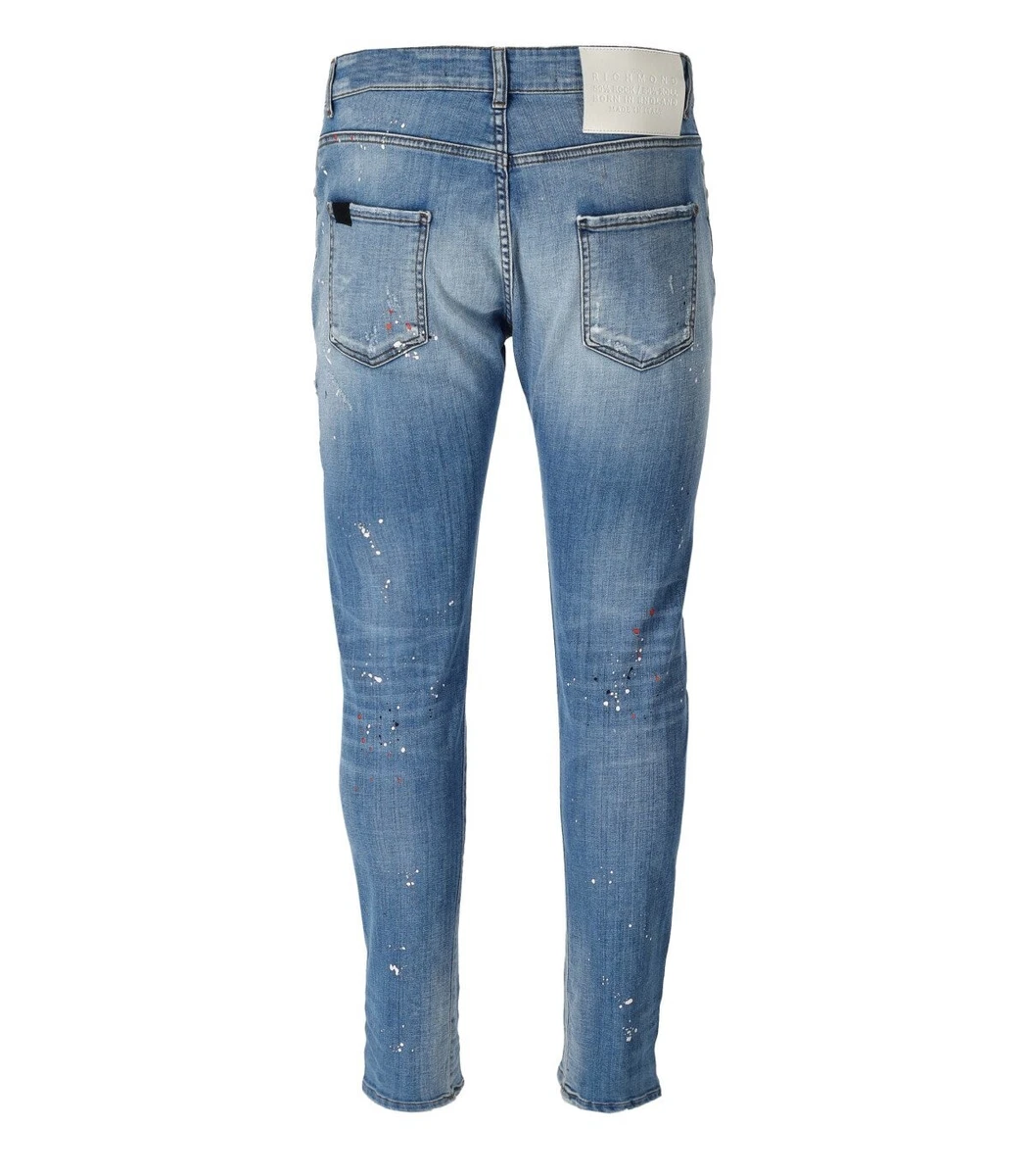 John Richmond Mick Light Blue Jeans Man eBay