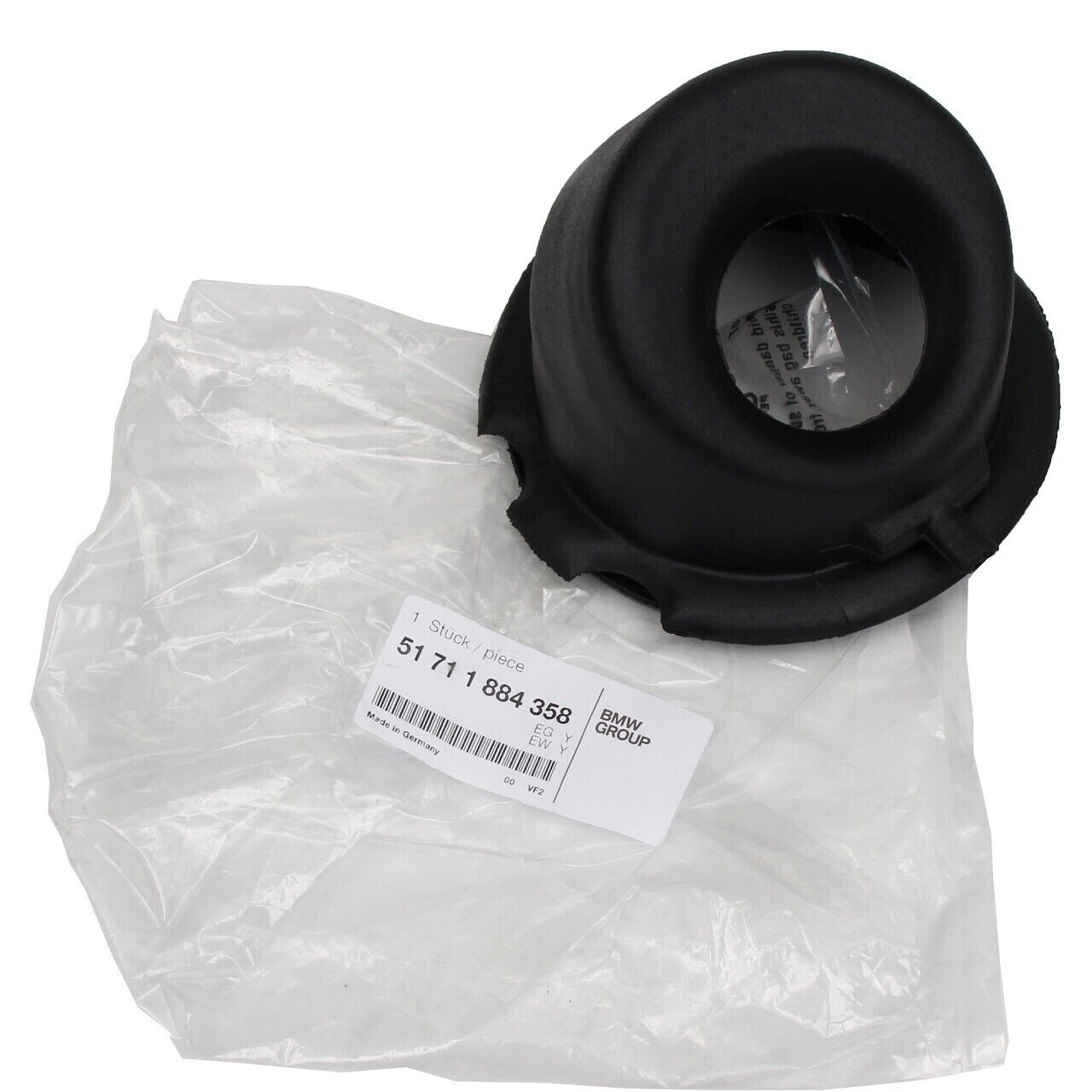 Genuine BMW E30 3 Series Fuel Filler Neck Rubber Seal 51711884358