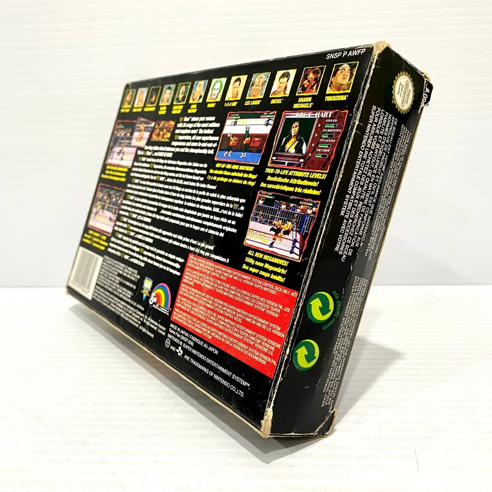 WWF Raw + Box, Manual - Nintendo SNES - Tested & Working - Free Postage - Image 3 of 4