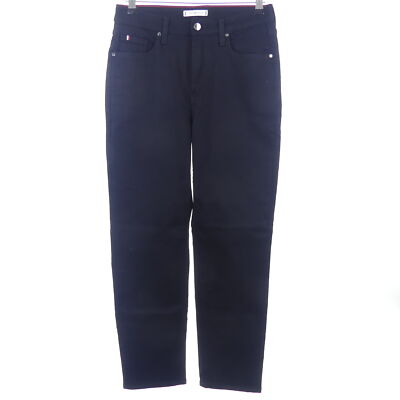 TOMMY HILFIGER Jeans NEW CLASSIC STRAIGHT ANKLE High Waist Schwarz Gr. W 29 L 32
