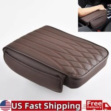 Universal Center Console Cover Leather Arm Rest Pad Protector With Storage Bag