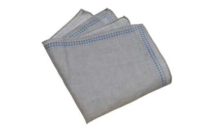 UNBRANDED Taschentuch Herren 32 X 32 Cm Gemustertes Einstecktuch Grau