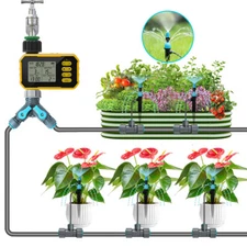 Auto Drip Irrigation System Watering Quick Connector Hose Micro Sprinkler Kit