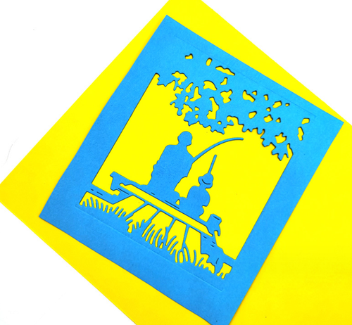 Fishing Metal Cutting Die Stencil for Paper Card Scrapbooking Embossing Album UK - Picture 4 of 4