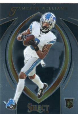2022 Panini Select Certified Rookies RC #SCR-8 JAMESON WILLIAMS Detroit Lions