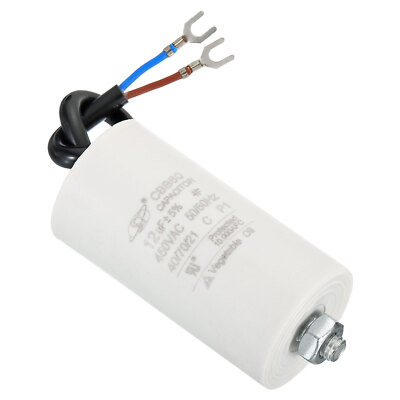 CBB60 12uF Laufkondensator AC 450V 2 Drähte 50/60Hz 78x40mm