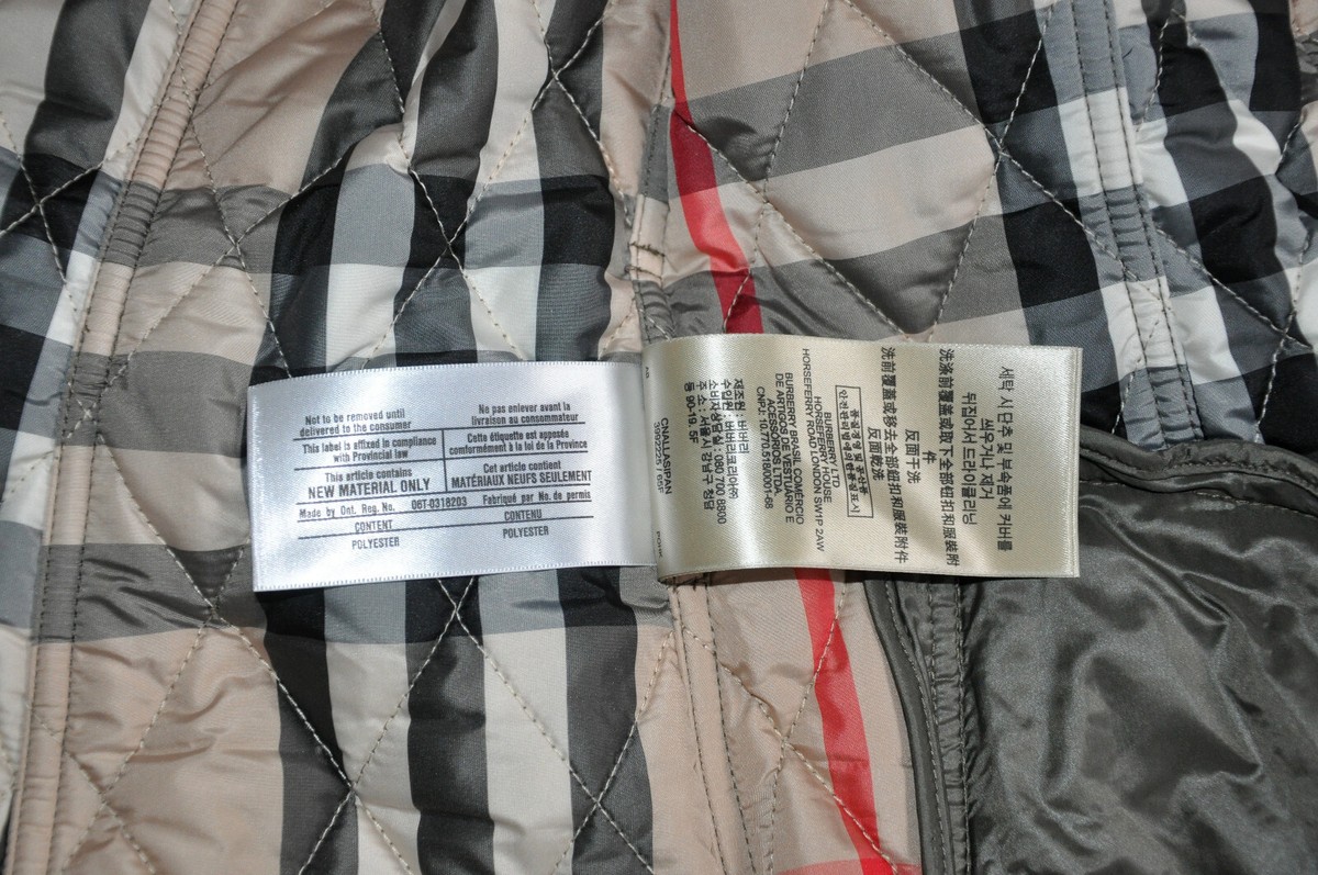 NWT Burberry Brit Nova Check Finsbridge Belted Quilted NWT Burberry Brit Nova Check Finsbridge Belted Quilted