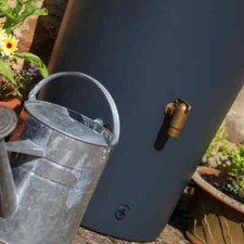 Vaso Water Butt Planter 220L save water and grow 2 in 1