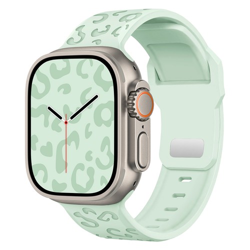 Correa de silicona para Apple Watch Leopardo serie SE 1 2 3 4 5 6 7 38/40-45/49 - Imagen 15 de 25