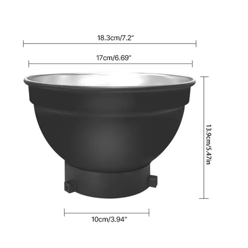 Lamp Shade Dish Bowen Mount for Studio Strobe Flash Light Photography Accessory - Picture 8 of 8