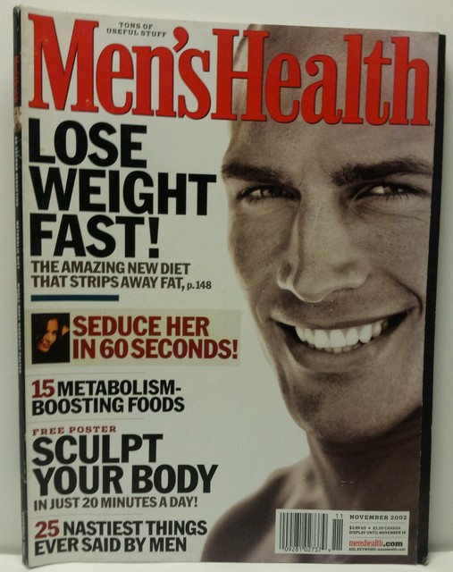 Men's Health Magazine Back Issue November 2002 eBay