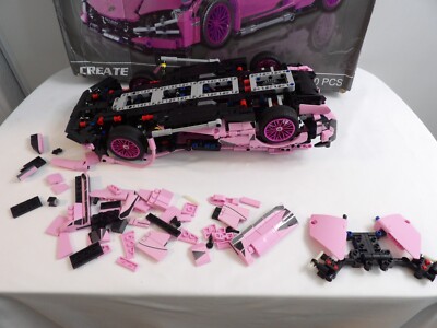 SIAN FKP37 CREATE 6620 1280 PCS LAMBORGHINI LEGO CAR NOT COMPLETE