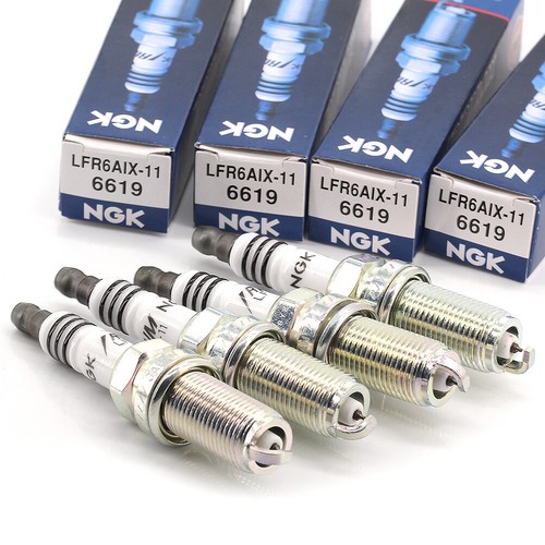 4 Pcs NGK LFR6AIX11 6619 Iridium Spark Plugs For Toyota BMW Subaru