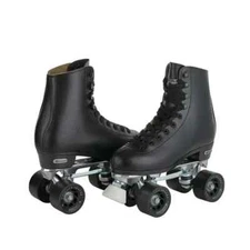 Chicago men s Classic Roller Skates - Premium black Quad Rink Skates Size 5 US