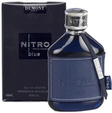 Dumont Nitro Blue 3.4oz EDP Spray For Men New In Box Free Shipping.