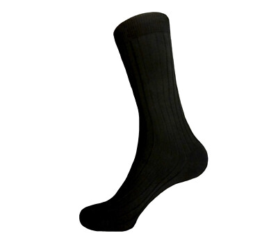 6 PK SOLID BLACK COTTON WOMEN DRESS SOCKS SIZE 9-11 THIN & SOFT FORMAL SOCKS  | eBay