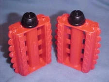 Vintage Red 3/8" ID Tricycle Pedals & Grips Elgin Colson Murray Huffy Amf nos