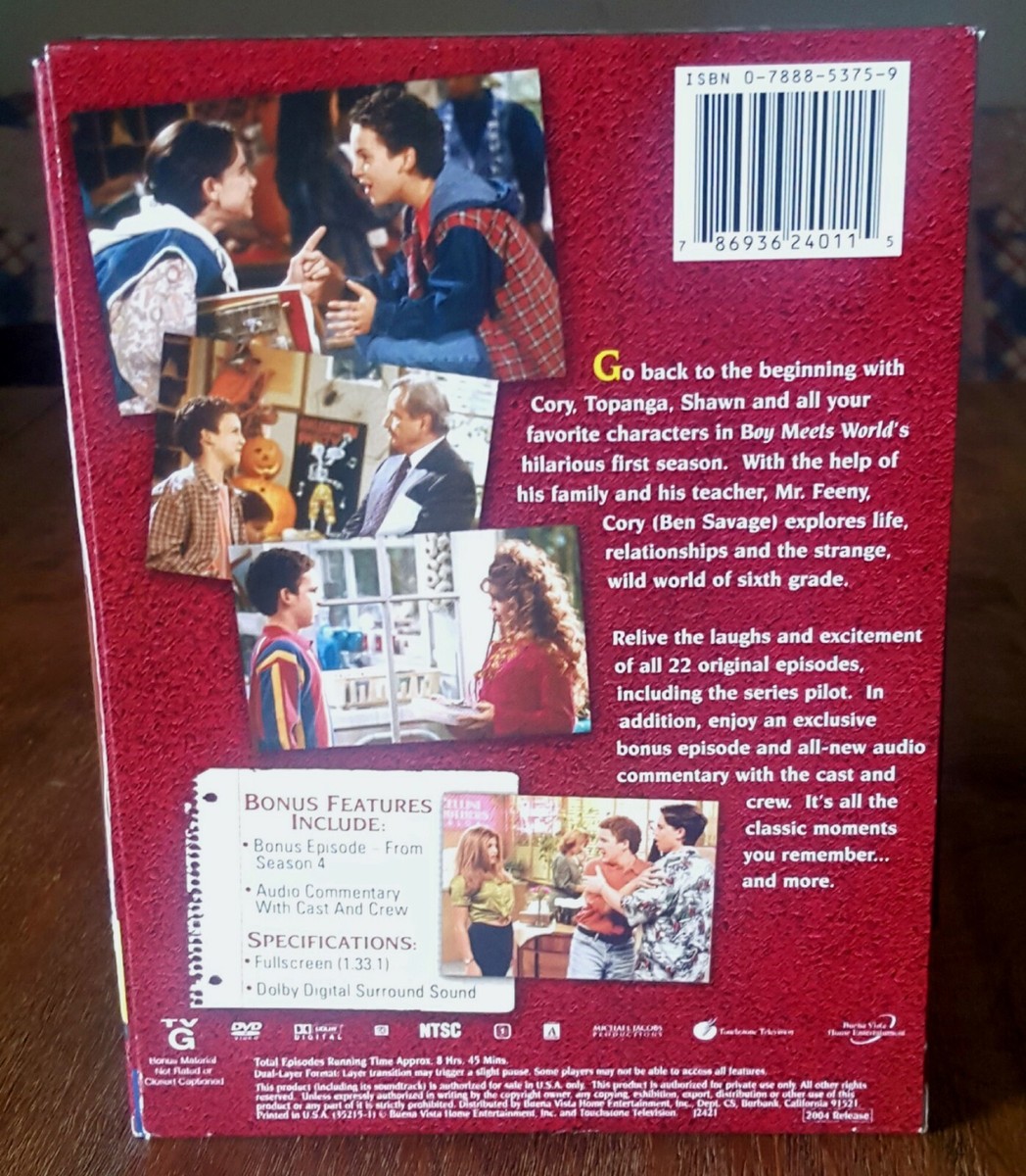 Boy Meets World - The Complete First Season (DVD, 2010, 3