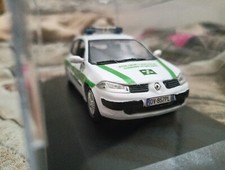 Renault Megane POLIZIA LOCALE MILANO 1/43 box + basetta Artigianale 
