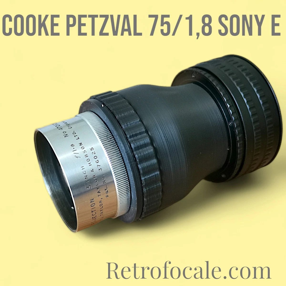 Objectif Cooke IIA 190mm F/3.5 – Monture Pentax 67 – Optique Portrait Vintage