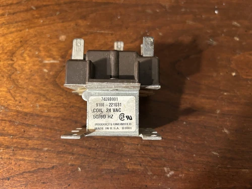 Products Unlimited 9100-221Q31 Air Conditioner Relay 7489B001 24 VAC 50/60 Hz