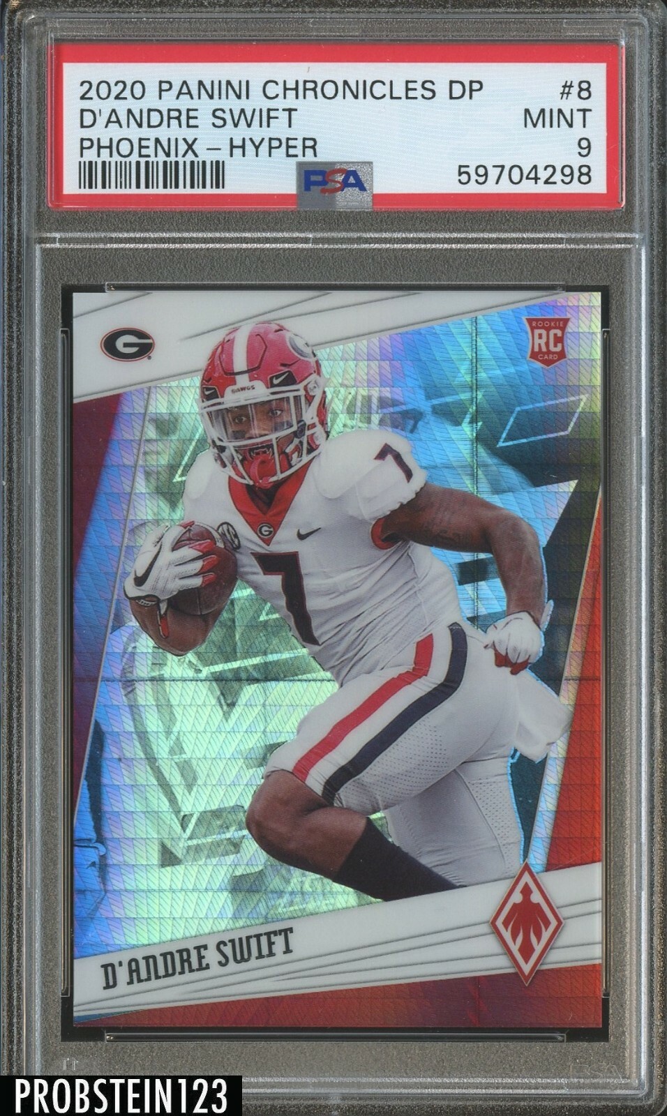 D'Andre Swift Panini Chronicles Draft Picks Phoenix #8 Hyper