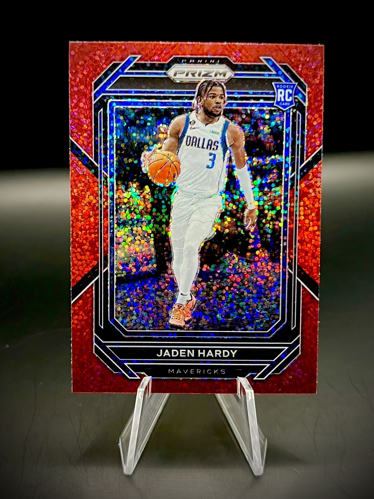 ❣️2022-23 Panini Prizm Red Ruby Sparkle Jaden Hardy #226 Rookie RC SSP (A)