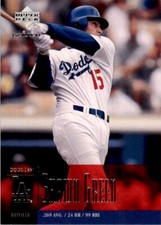 2001 Upper Deck Evolution Shawn Green . Los Angeles Dodgers #63