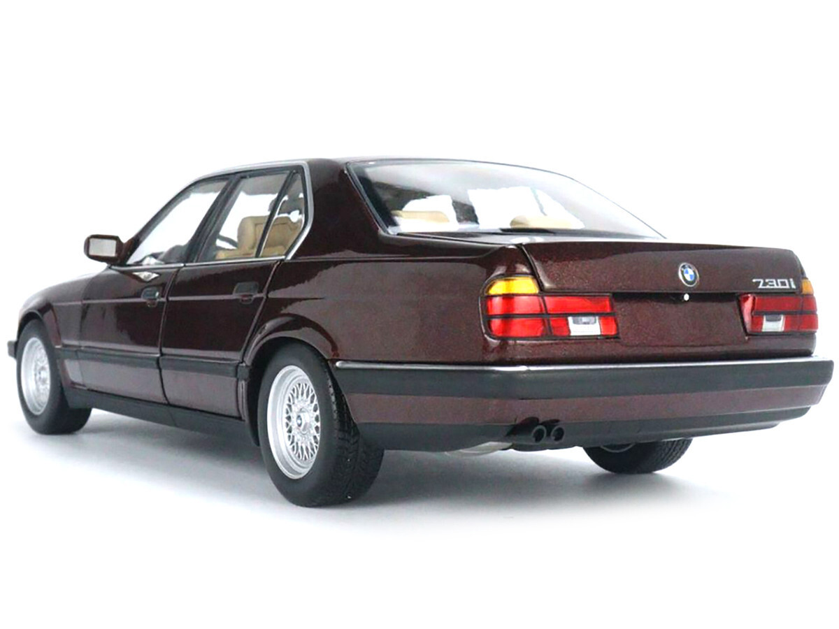 BMW 7-Series 1986 Red llic ミニカー Minichamps 1986 BMW 730I (E32) Dark Red Metallic 1/18