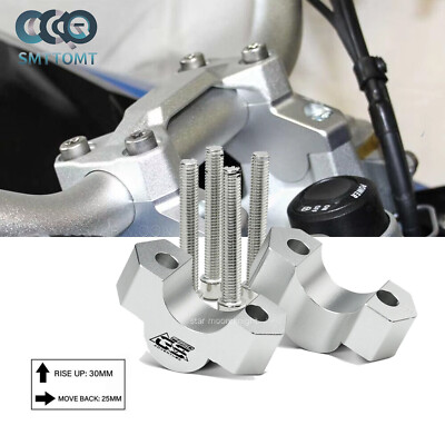Fit For BMW F900R F900XR F850GS Handlebar Riser Bar Clamp Extend Adapter