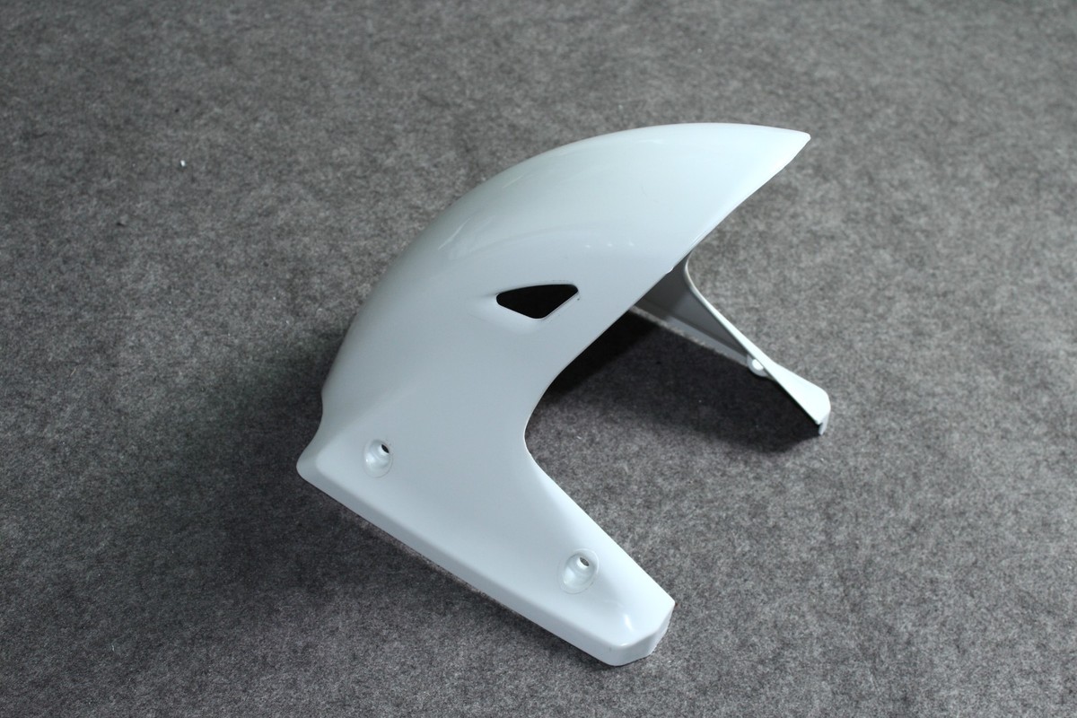 Unpainted White Front Fender Fairing For Honda GoldWing 1800