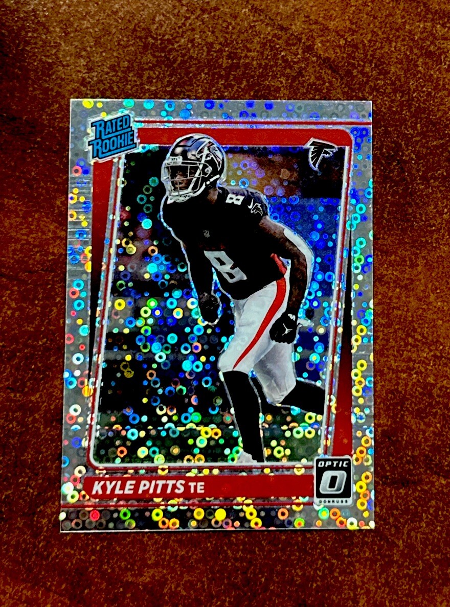 2021 Panini Donruss Optic Kyle Pitts Silver Circles Rookie #211 /125 Falcons