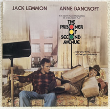 The Prisoner Of Second Avenue LASERDISC Jack Lemmon Anne Bancroft Gene Saks