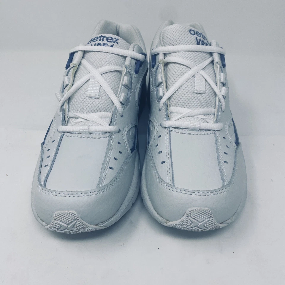 Zapatillas Aetrex Mujer 6.5 X Ancho Periwinkle Encaje Walker V854WX065 Reflectante Foto 2 de 4