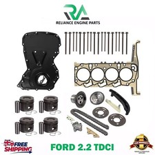 STEUERKETTENSATZ MIT MOTOR UMBAUSATZ TEILE FÜR PEUGEOT FORD 2.2TDCI 4HG 4HH CVRA