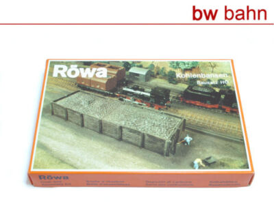 Röwa H0 5215 Bausatz Kohlenbansen Coal-box Kit Neu