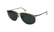 Vintage Tura 231 Gold Gunmetal Oval Sunglasses Japan W NEW LENSES 